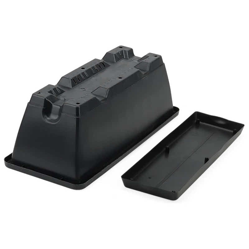 DS BS 10 Pack 15L Rectangular Planter Box Set With Drainage Tray
