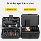 DS BS 132-in-1 Precision Screwdriver Repair Tool Kit with Dual-Layer StorageCase