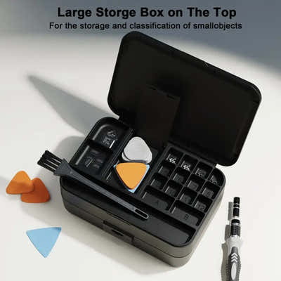 DS BS 132-in-1 Precision Screwdriver Repair Tool Kit with Dual-Layer StorageCase