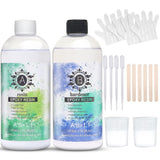DS BS DIY Epoxy Resin Kit for Crafts and Jewelry with Mixing Tools Included