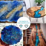 DS BS DIY Epoxy Resin Kit for Crafts and Jewelry with Mixing Tools Included