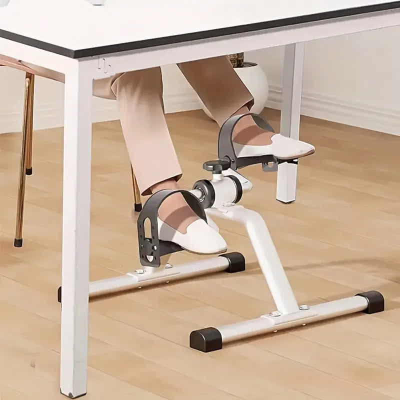 DS BS Pedal Exerciser Mini Under Desk Bike - White