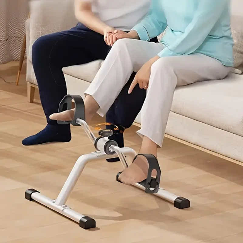 DS BS Pedal Exerciser Mini Under Desk Bike - White