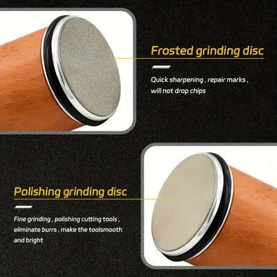 DS BS Rolling Knife Sharpener Kit Beech Wood Magnetic Rolling Sharpener
