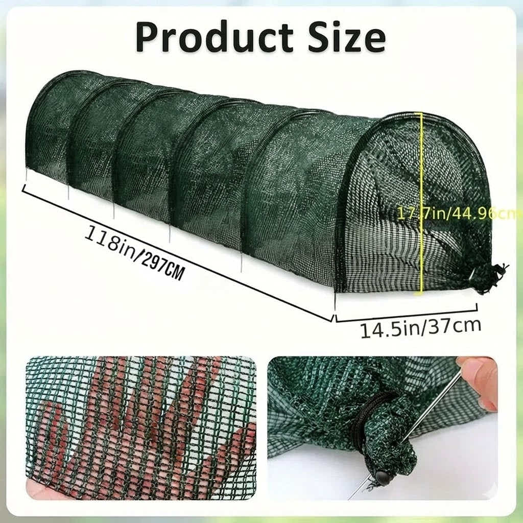 DS BS Garden Tunnel Shade Net Cover 3M x 0.45M