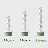 DS BS 9 Layer Vertical Soilless Hydroponic Tower Planter
