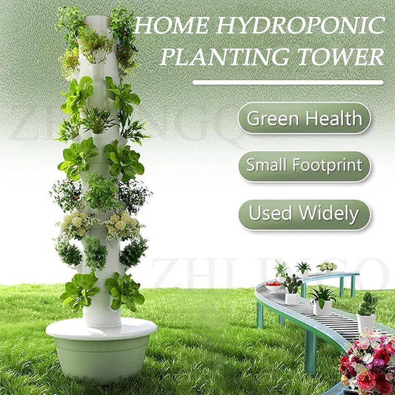 DS BS 9 Layer Vertical Soilless Hydroponic Tower Planter