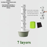 DS BS 7 Layer Vertical Soilless Hydroponic Tower Planter