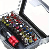 DS BS 32-Piece S2 Steel Color Coded Screwdriver Bit Set