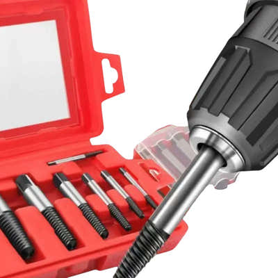 DS BS 8-Piece Damaged Screw Extractor Set