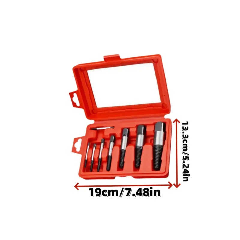DS BS 8-Piece Damaged Screw Extractor Set
