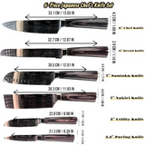 DS BS 6 Piece Kitchen Chef Knife Set