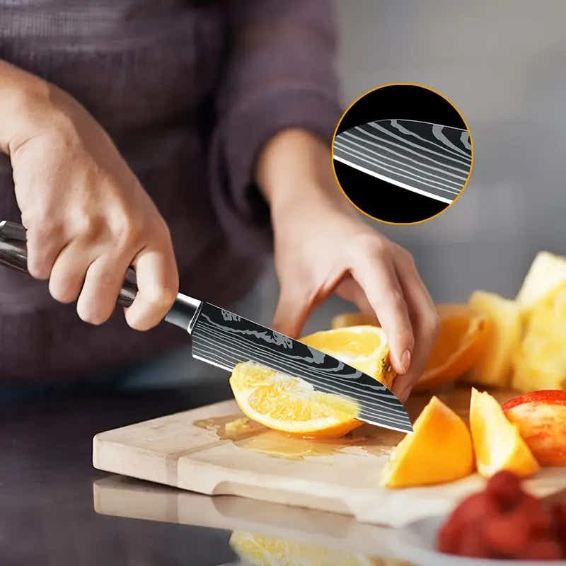 DS BS 6 Piece Kitchen Chef Knife Set
