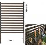 DS BS Garden Privacy Fence Panel 120×180cm