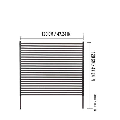 DS BS  Garden Privacy Fence Panel 120×150cm