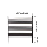 DS BS  Garden Privacy Fence Panel 120×150cm