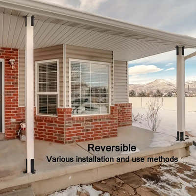 DS BS 8 Pack Post Anchor Brackets for Wood Fence Posts