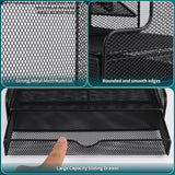 DS BS Mesh Desk Organizer with Drawer Pen Holder