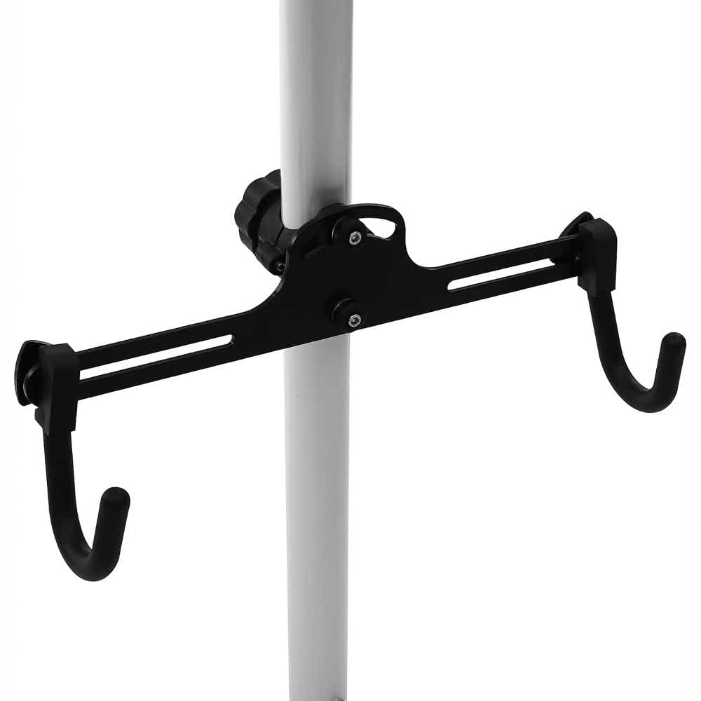 DS BS Adjustable Floor-to-Ceiling Bike Storage Rack – 2 Bike Hooks