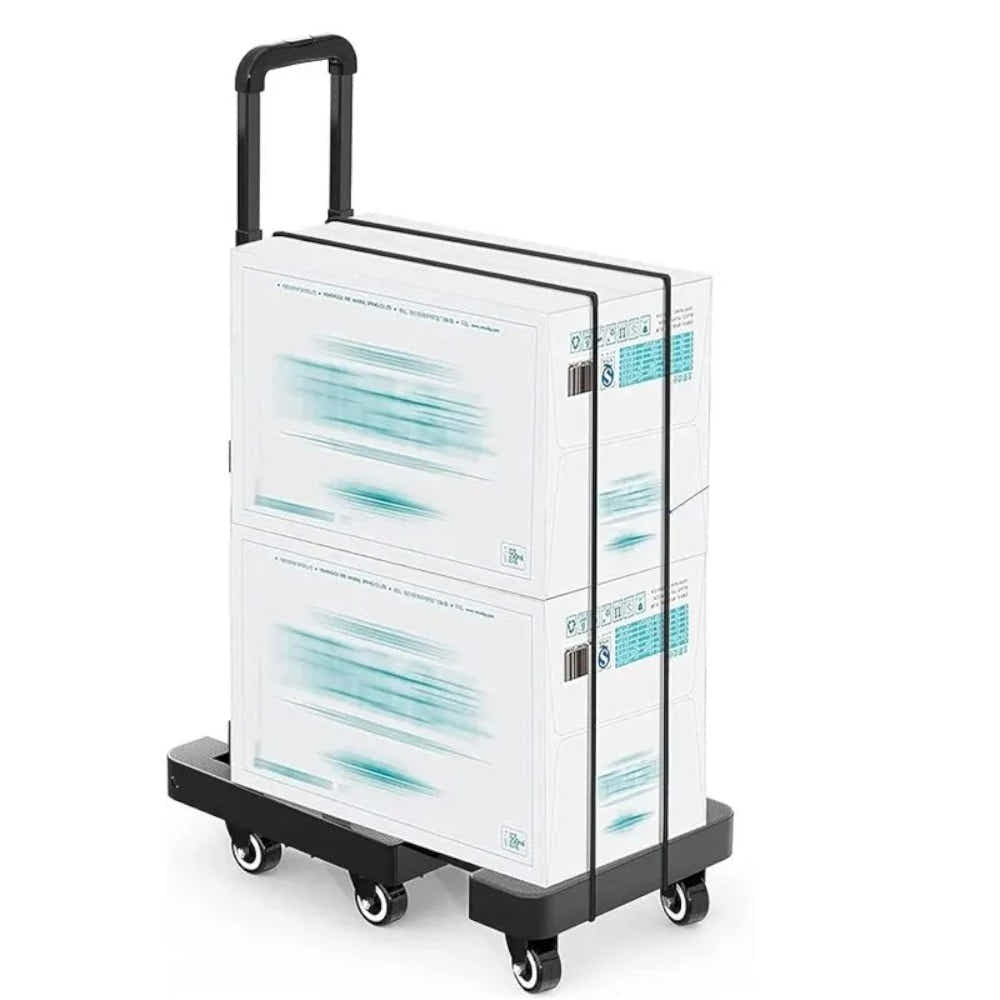 DS BS Foldable Luggage Trolley 6 Wheel Heavy Duty Cart