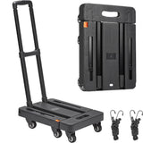 DS BS Foldable Luggage Trolley 6 Wheel Heavy Duty Cart