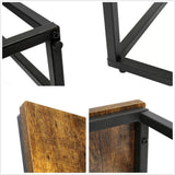 DS BS Narrow Side Table with Magazine Holder