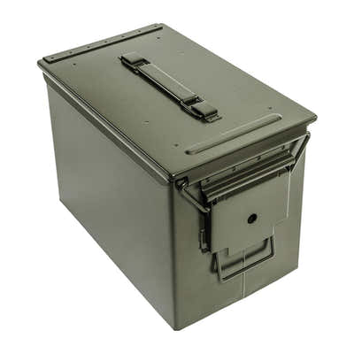 DS BS Metal Ammo Tin Case Storage Box