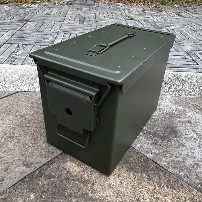 DS BS Metal Ammo Tin Case Storage Box