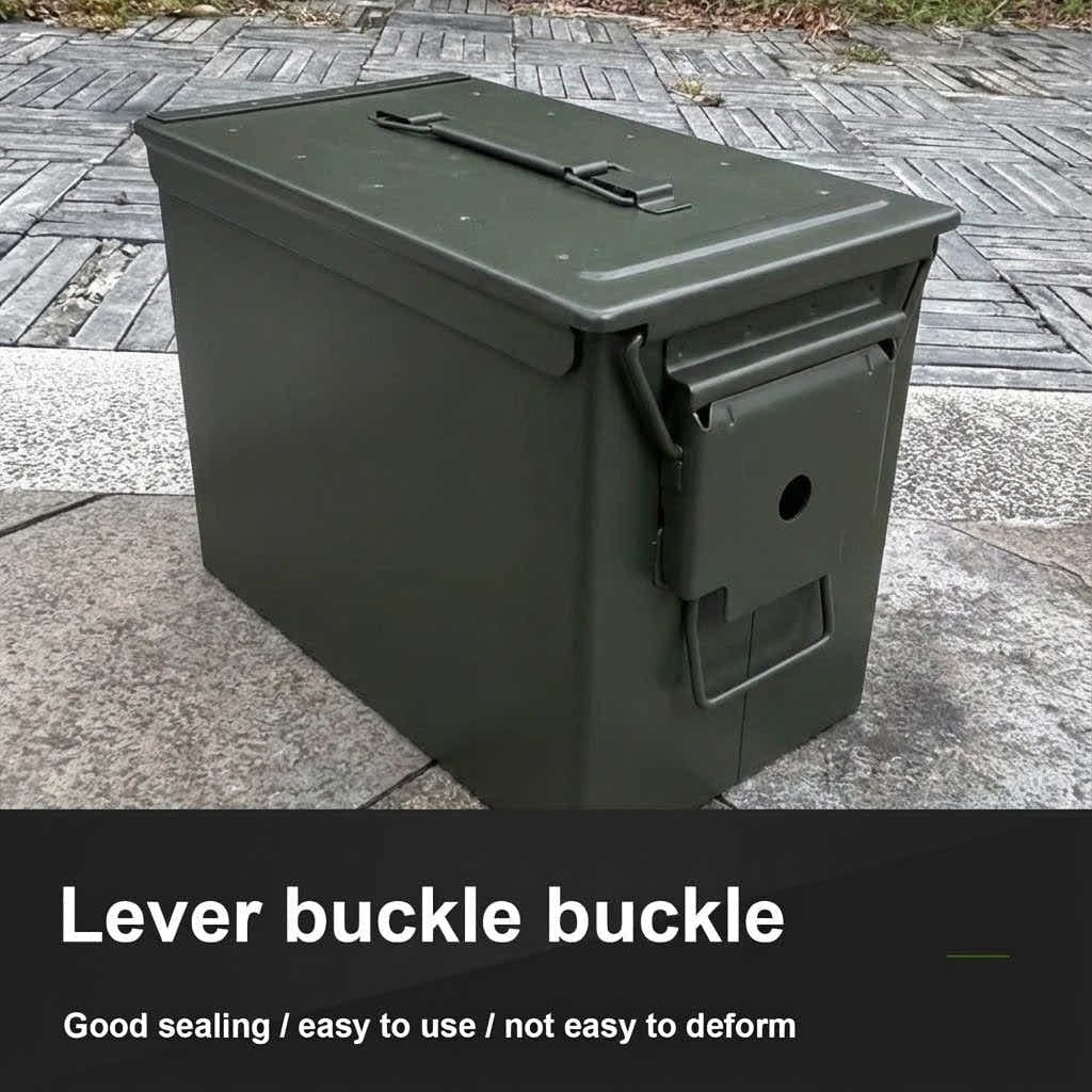 DS BS Metal Ammo Tin Case Storage Box