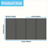 DS BS 4 Pack Metal Pegboard Tool Organizer