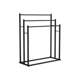 DS BS Free Standing 3 Tier Metal Towel Rack Bathroom Towel Holder