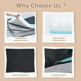 DS BS Orthopedic Memory Foam Dog Bed with Bolster Sides - 3XL