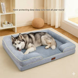 DS BS Orthopedic Memory Foam Dog Bed with Bolster Sides - 2XL