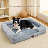DS BS Orthopedic Memory Foam Dog Bed with Bolster Sides - XL