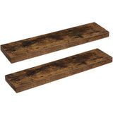 DS BS Set of 2 Rustic Floating DIY Wall Shelves – 100cm