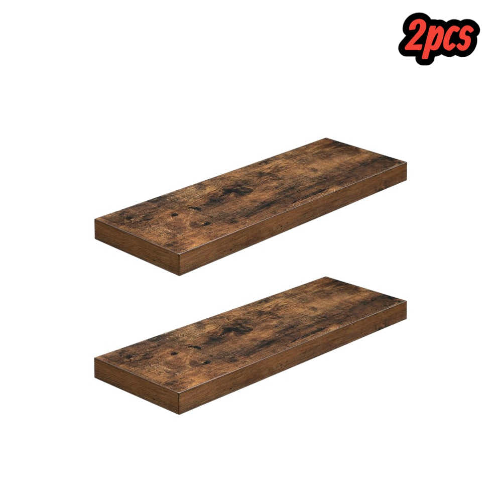 DS BS Set of 2 Rustic Floating DIY Wall Shelves – 60cm