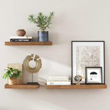 DS BS Set of 2 Rustic Floating DIY Wall Shelves – 60cm