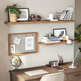 DS BS Set of 2 Rustic Floating DIY Wall Shelves – 60cm