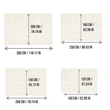 DS BS Area Rug 200x300cm Modern Minimalist Living Room Carpet - Soft Sand Beige