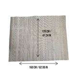 DS BS Area Rug 120x160cm Modern Minimalist Living Room Carpet - Warm Cream Linen