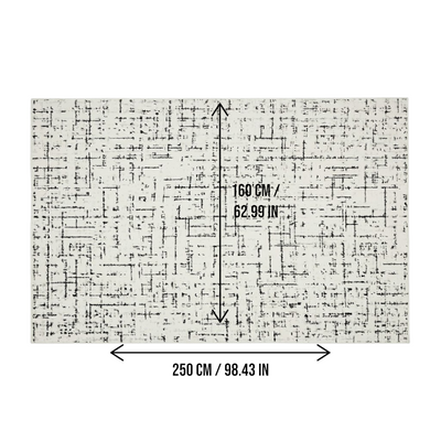 DS BS Area Rug 160x250cm Modern Minimalist Living Room Carpet - Modern Frost