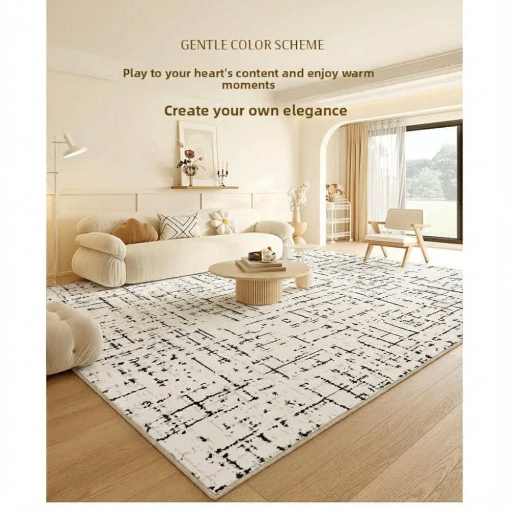 DS BS Area Rug 140x200cm Modern Minimalist Living Room Carpet - Modern Frost