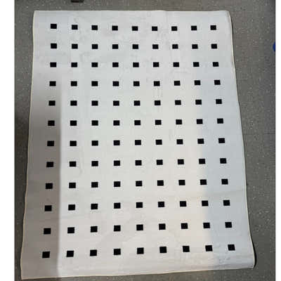 DS BS Area Rug 120x160cm Modern Minimalist Living Room Carpet - Pure White Grid