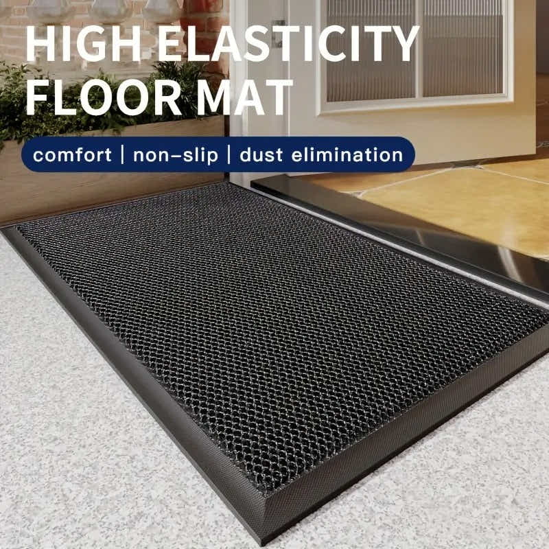 DS BS Heavy Duty Non Slip TPE Rubber Outdoor Floor Mats 60×90cm