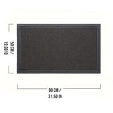 DS BS Heavy Duty Non Slip TPE Rubber Outdoor Floor Mats 50×80cm