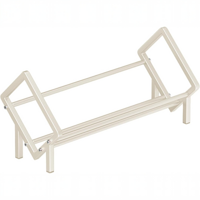DS BS Metal Storage Rack Desktop Organizer - White