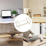 DS BS Metal Storage Rack Desktop Organizer - White