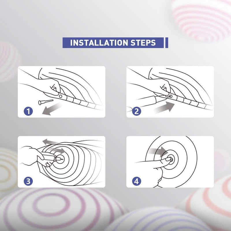 DS BS 65cm Yoga Ball Thick Anti Burst Exercise Ball - Blue