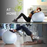 DS BS 65cm Yoga Ball Thick Anti Burst Exercise Ball - Blue