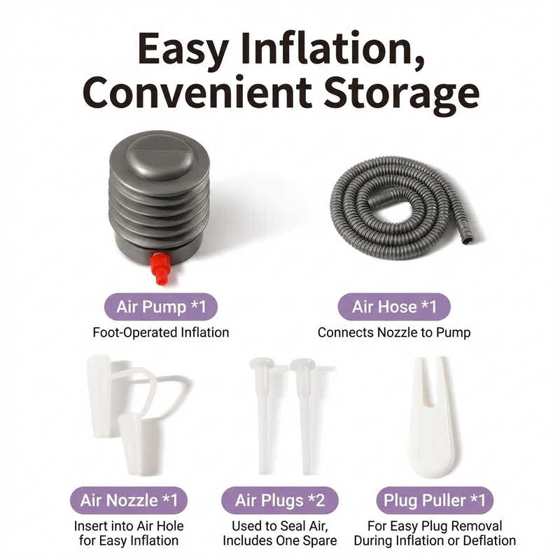 DS BS 65cm Yoga Ball Thick Anti Burst Exercise Ball - Blue